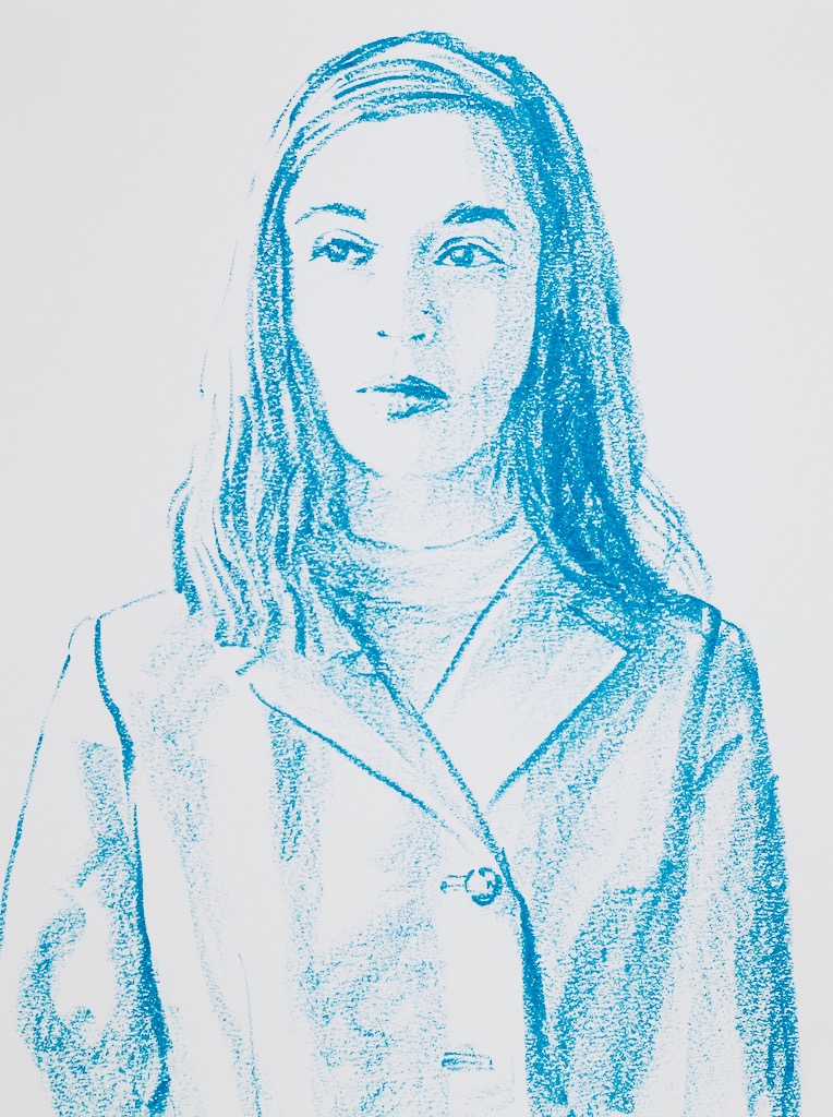 Marisol Escobar 24x18 oil pastel on watercolor paper 2020
