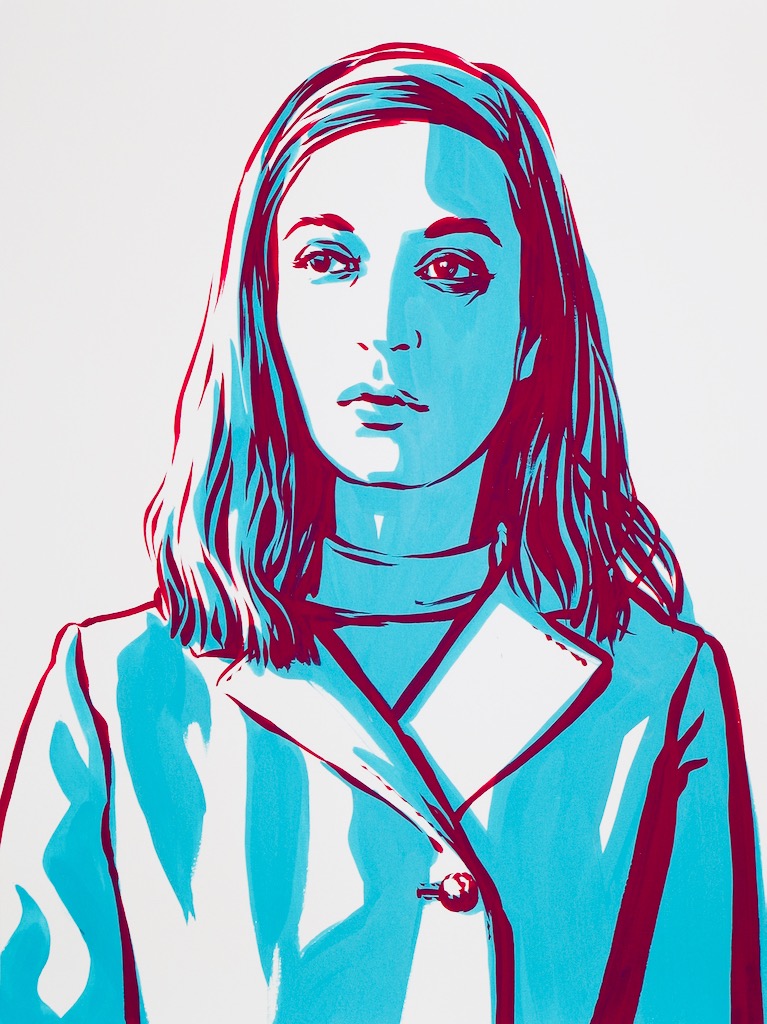 Marisol Escobar 2 24x18 gouache on watercolor paper 2020
