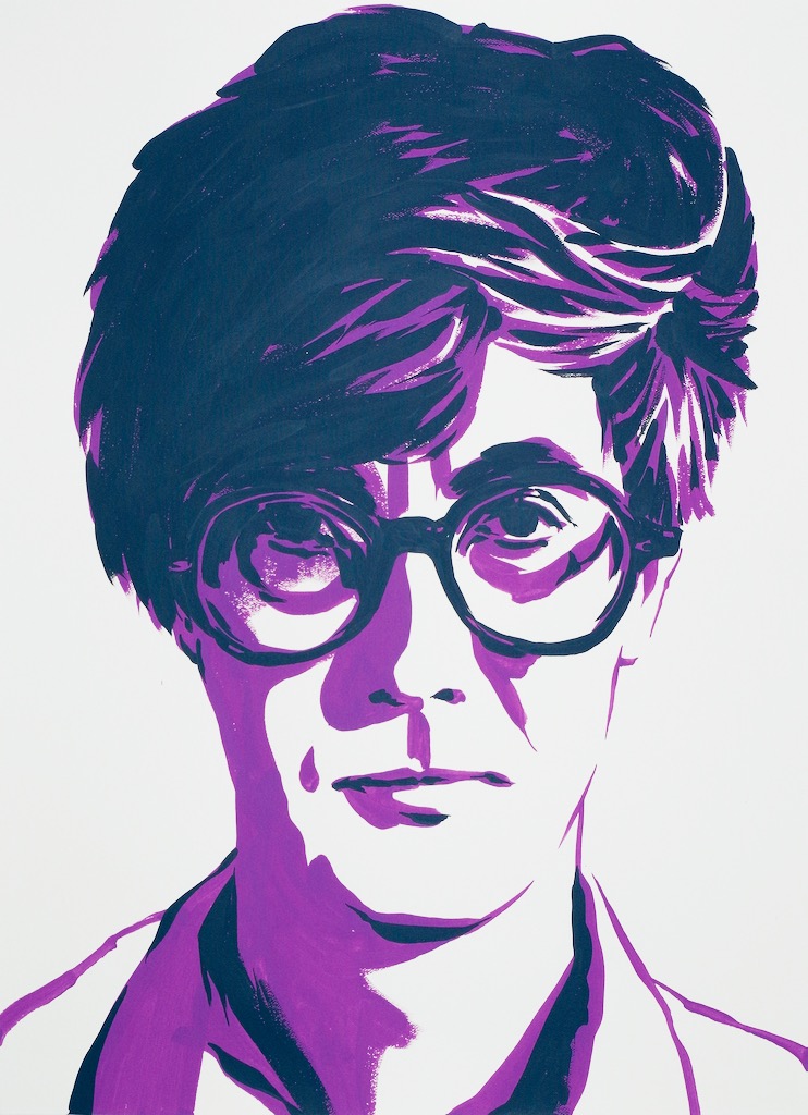 Richard Bellamy 2 30x22 gouache on watercolor paper 2020  SOLD