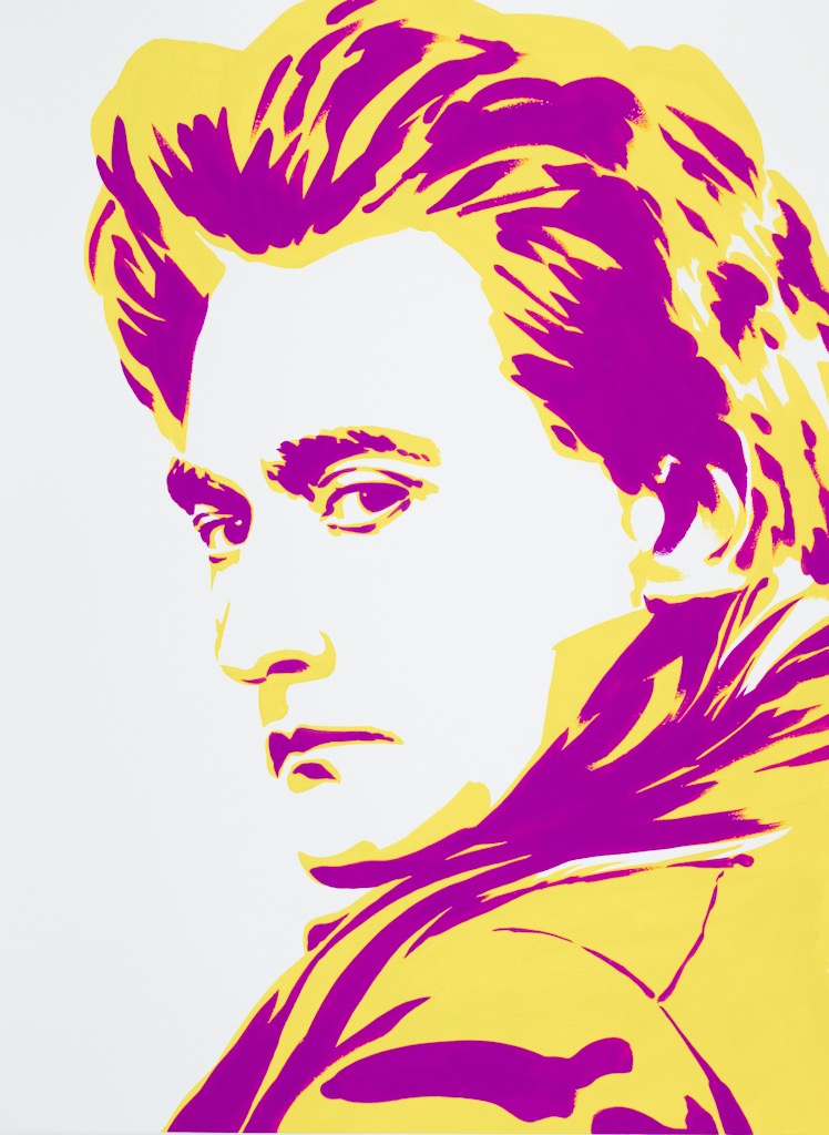 Antonin Artaud (after Man Ray) 30x22 gouache on watercolor paper 2020