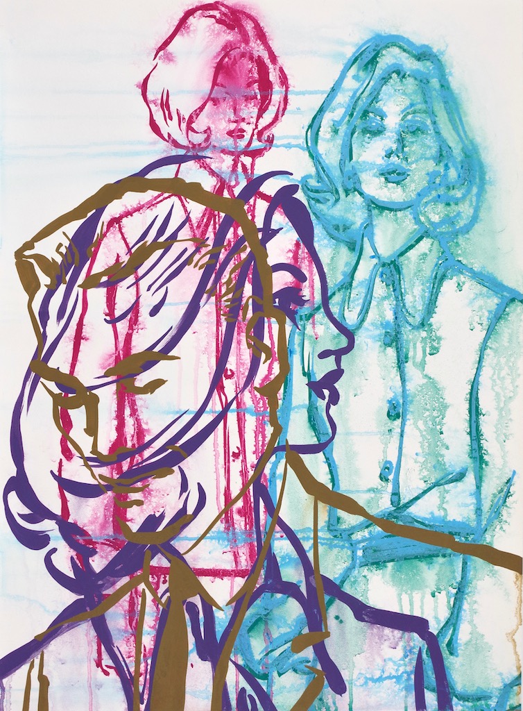 One Life To Live 3  30x22 gouache on watercolor paper