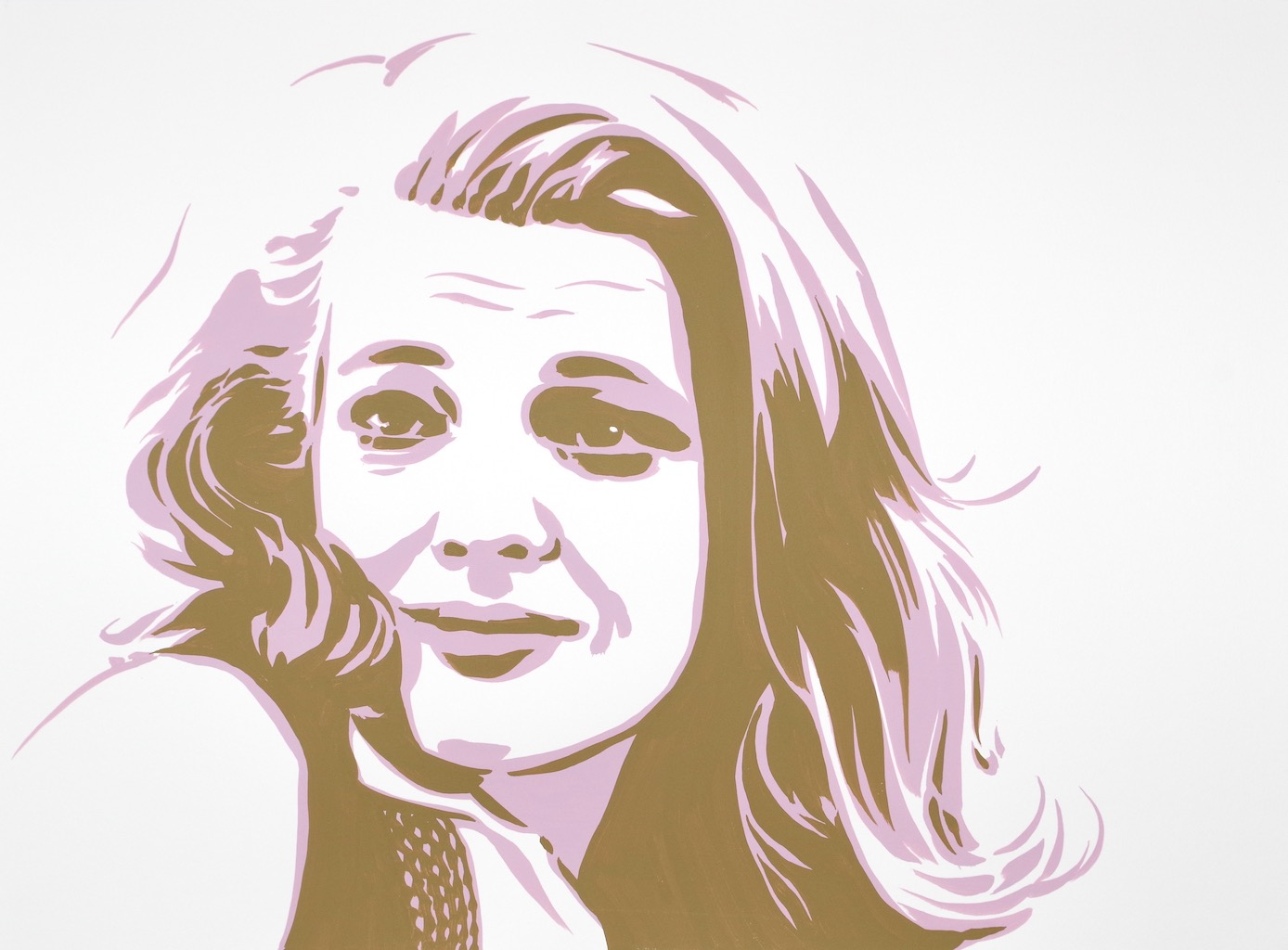 Gena Rowlands 1  22x30 gouache on watercolor paper