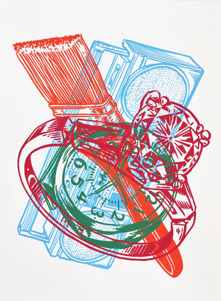 Quartet 8 30x22 gouache on watercolor paper