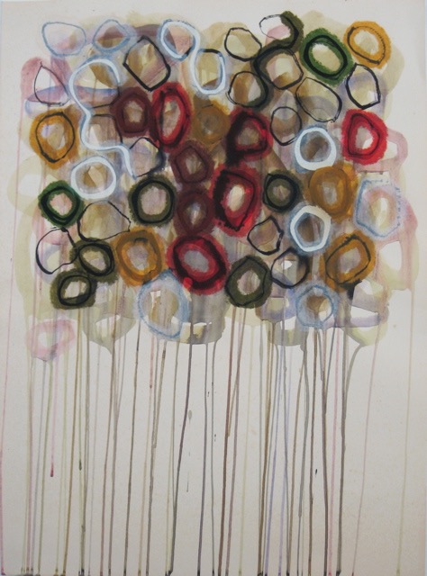 Untitled 1998 30x22 mixed media on paper
