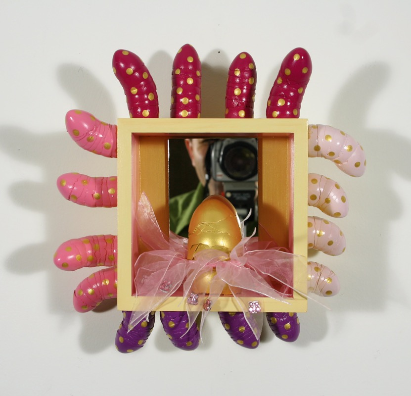Princess Sparkle Pony 2007 9x9x5 mixed media construction Collection of Gail Downey

